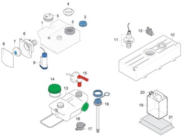 Прицеп для душа с изливом Camper Comet Capri 1/2