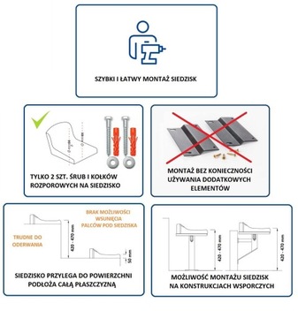 8 шт. х стадионные сиденья - Производитель