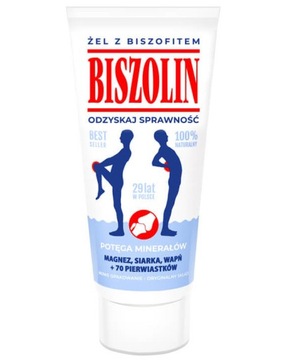 Oryginalny Biszolin żel 190g bóle pleców ostrogi