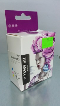 tusz kolorowy zamiennik 650 INKDIGO HP-650XC-2