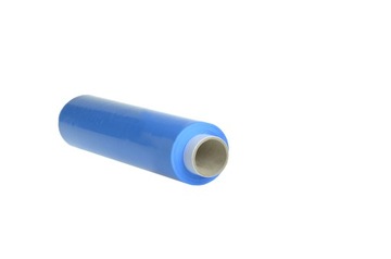 Folia STRETCH niebieska strecz 0,5 kg 250 mm 25cm PÓŁRAP 24h