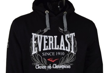 bluza EVERLAST sportowa kangur czarna r. S