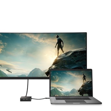 АДАПТЕР-концентратор USB-C USB 6IN1 3x USB 3.0 USB C ETHERNET HDMI 4K ДЛЯ MACBOOK PRO