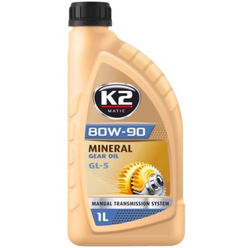 K2 80W-90 GL5 GL4 MINERALNY OLEJ PRZEKŁADNIOWY 1L