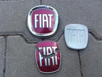 Значок с логотипом Fiat 120 мм, эмблема FIAT DUCATO 2006 г.