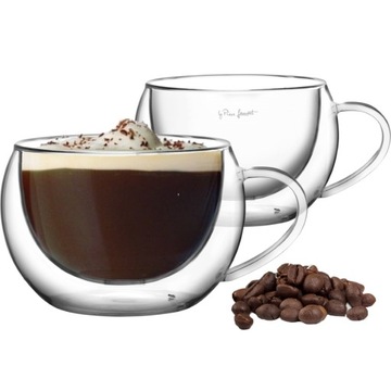 ТЕРМОСТАКАНЫ ДЛЯ КАПУЧИНО С ДВОЙНЫМ ДНОМ LT9012 LAMART 270МЛ