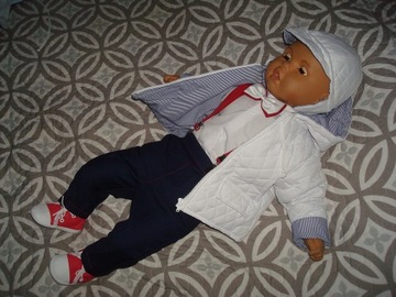 ВЕСЕННИЙ КОМПЛЕКТ КУРТКА ОДЕЖДА/КРЕСТЕНИЕ/СОБЫТИЯ/74