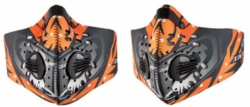 MASKA MASECZKA SPORTOWA ROWEROWA NA TWARZ ORANGE