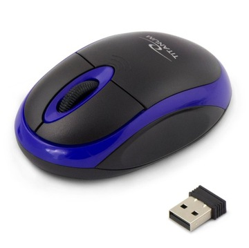 MYSZ BEZPRZEWODOWA 2.4GHZ VULTURE CZARNO NIEBIESKI