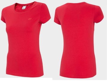 KOSZULKA DAMSKA T-SHIRT 4F TSD001 BAWEŁNA S