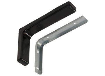 Wspornik półki Podpórka pod półkę L-120mm czarny