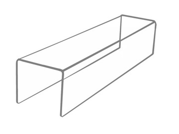STOJAK PODSTAWKA EKSPOZYTOR STOPIEŃ Z PLEXI 200mm