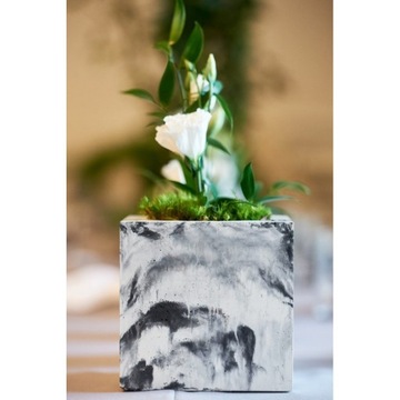 Бетонный горшок 15x15 см - архитектурный бетон