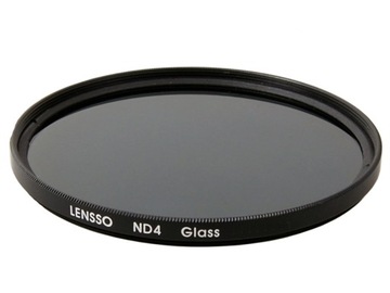FILTR SZARY PEŁNY ND4 NDx4 na 77mm LENSSO
