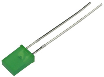 Dioda LED 5x2mm/2x5mm zielona (5 szt.) /0567-5