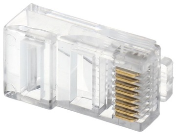 Wtyk do przewodów LAN RJ-45 kamera router 10 szt