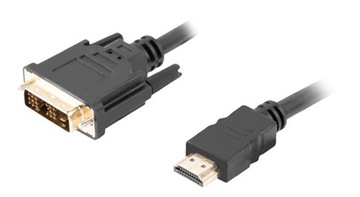 KABEL HDMI (M)->DVI-D(M)(18+1) 0.5M CZARNY