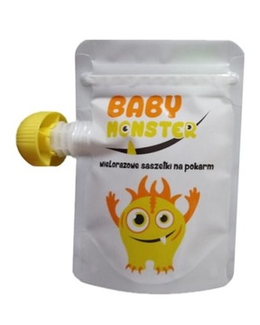 МНОГОРАЗОВЫЕ ПАКЕТЫ BABY MONSTER FOOD 10 ШТ.