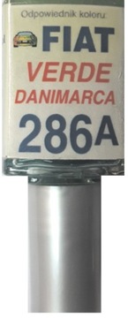 FIAT 286A VERDE DANIMARCA LAKIER ZAPRAWKA DO RYS