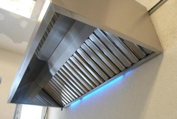 Вытяжка для кейтеринга 140см ТУРБИНА со светодиодной подсветкой!