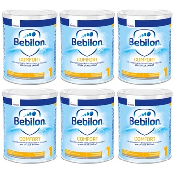 BEBILON Comfort 1 400g Nowość ZESTAW 6x400