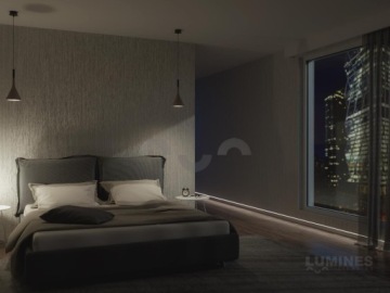 Профиль плинтуса FLARO LED, белый, 1 м