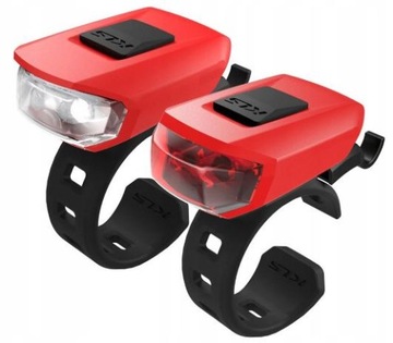 КОМПЛЕКТ ВЕЛОСИПЕДНЫХ ЛАМП ПЕРЕДНЯЯ ЗАДНЯЯ KELLYS VEGA POMA