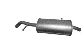 Tłumik końcowy Citroen C3 poj.1,4 HDi