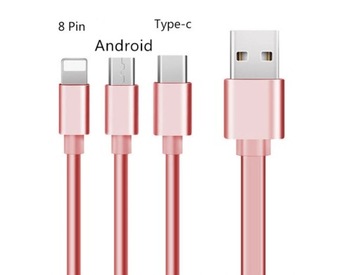 USB-КАБЕЛЬ С КАТУШКОЙ — iPhone, Type-C, micro USB
