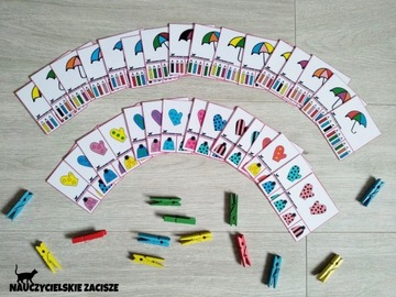 КЛИП УЧЕБНЫЕ ПОМОЩИ Зонтики и шаблоны