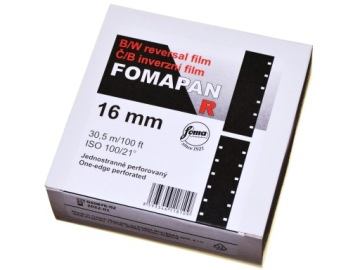 Стандартная пленочная двусторонняя камера Fomapan R100 16 мм.