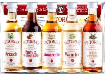 Syrop barmański Victoria's mix do kawy drinków 5 x 50 ml