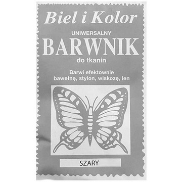 Barwnik do tkanin farba SZARY