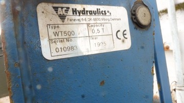 ГИДРАВЛИКА ПЕРЕМЕННОГО ТОКА WT500 ПОДЪЕМНИК КОЛЕС ГРУЗОВИКА