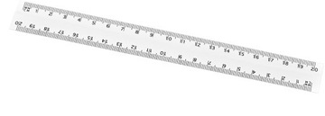 LINIJKA 20 CM skala w centymetrach