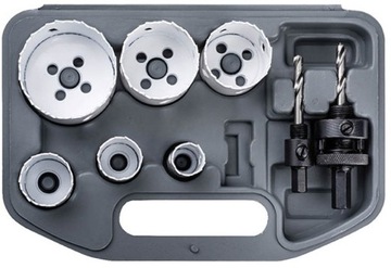 ZESTAW OTWORNIC BIMETALOWYCH 19 - 57 mm DO METALU