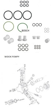 ZESTAW USZCZELEK POMPY WTRYSKOWEJ BOSCH
