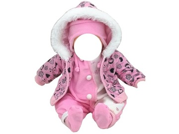 Одежда PINK BABY для куклы BORN BOBAS, клоунская куртка 211