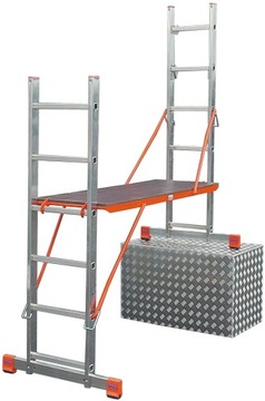 Rusztowanie Aluminiowe Drabinowe Krause VarioTop