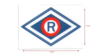 НАКЛЕЙКА ДЛЯ АВТОМОБИЛЯ ПОЛИЦИИ ГАИ R 20 см
