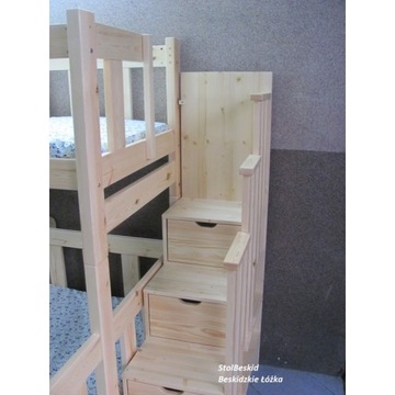 ЯРУСНАЯ КРОВАТЬ ДЛЯ 3 ЧЕЛОВЕК С ЛЕСТНИЦЕЙ