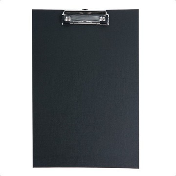 ДОСКА ДЛЯ ДОСОК А4 С ЗАЖИМОМ D.RECT, ЧЕРНАЯ