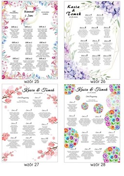 План стола, расстановка гостей на свадьбе.