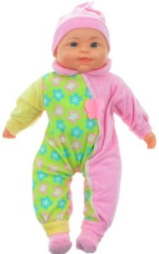 КУКЛА КАК ЖИВОЙ МАЛЫШ ГОВОРИТ И ПОЕТ ПО-ПОЛЬСКИ 45см.