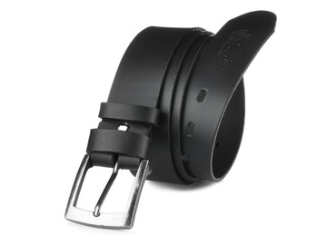 Ремень Beltimore мужской кожаный черный широкий r145