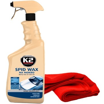 K2 SPID WAX SZYBKI WOSK NA MOKRO + MIKROFIBRA