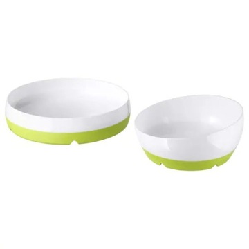 IKEA SMAGLI Zestaw Naczyń Talerz+ Miska