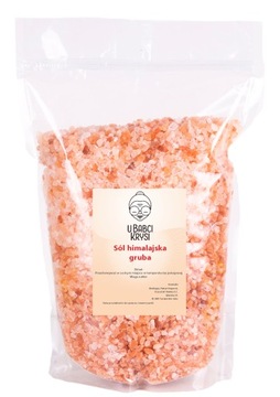 SÓL HIMALAJSKA 1kg GRUBA RÓŻOWA ZDROWA NATURALNA