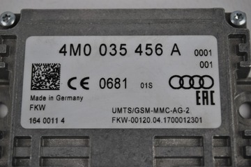 ANTÉNA GSM AUDI SEAT SKODA 4M0035456A