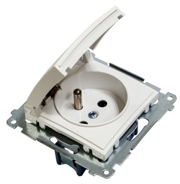 SIMON 54 ГЕРМЕТИЧНАЯ РОЗЕТКА З/У БЕЛАЯ DGZ1BUZ.01